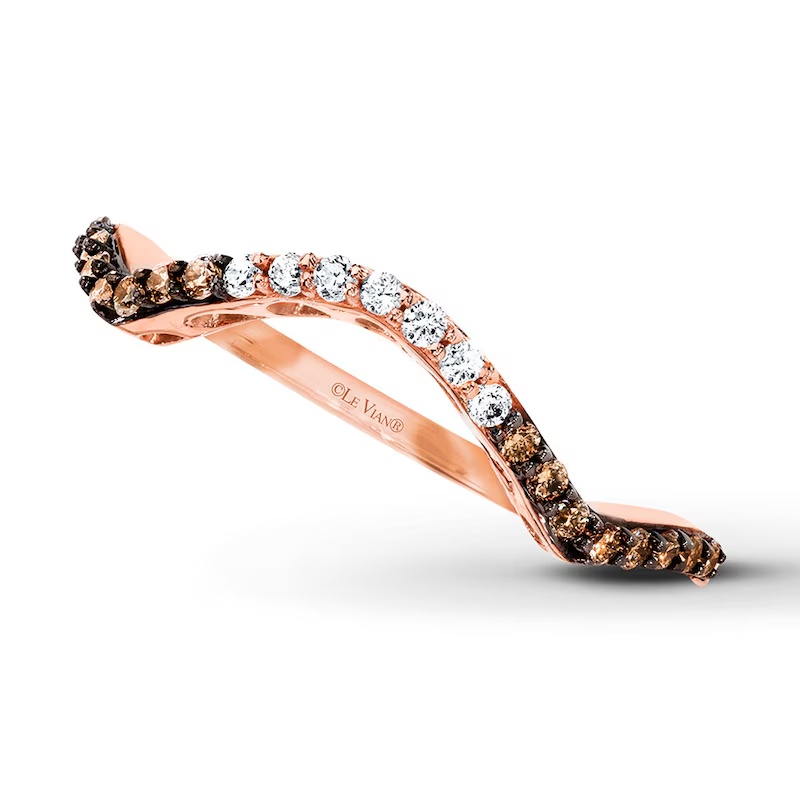 Previously Owned Le Vian Chocolate Diamond Enhancer Ring 1/5 ct tw 14K Gold