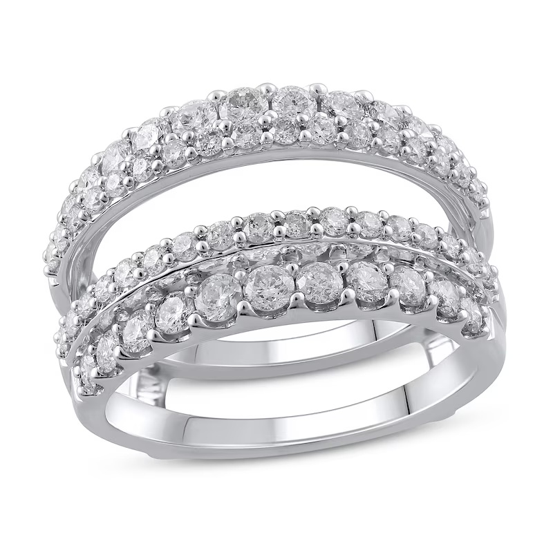 Previously Owned Diamond Enhancer Ring 1-1/4 ct tw Round 14K White Gold