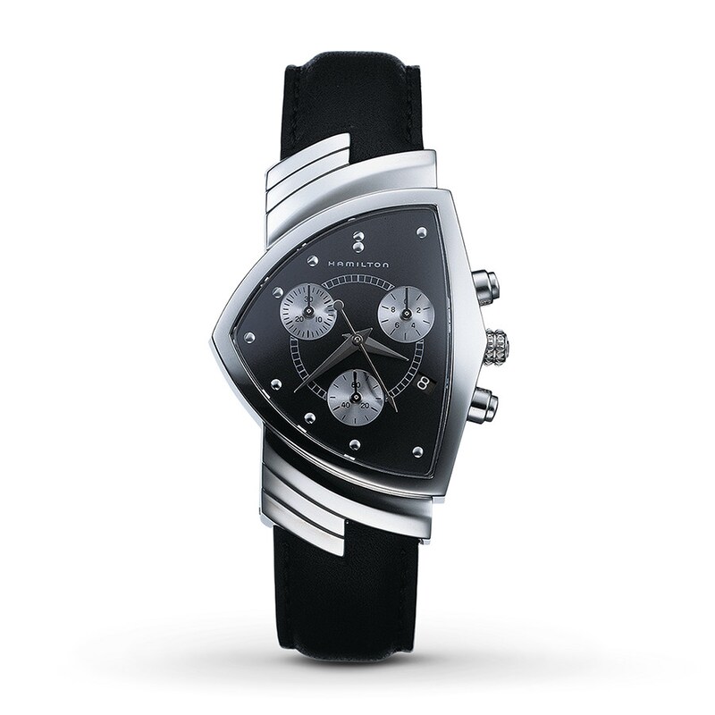 Previously Owned Hamilton Ventura Men's Chronograph Watch H24412732
