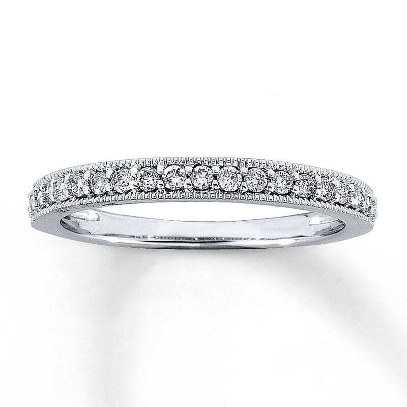 Previously Owned Diamond Anniversary Band 1/4 ct tw Round-cut 14K White Gold